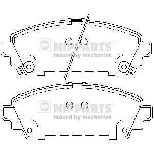 Placute frana NIPPARTS J3604048