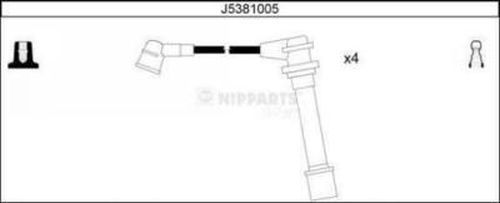 Set cablaj aprindere NIPPARTS J5381005