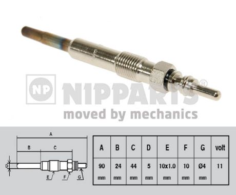 Bujie incandescenta NIPPARTS J5715014
