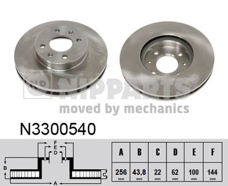 Disc frana NIPPARTS N3300540