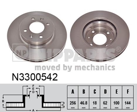 Disc frana NIPPARTS N3300542