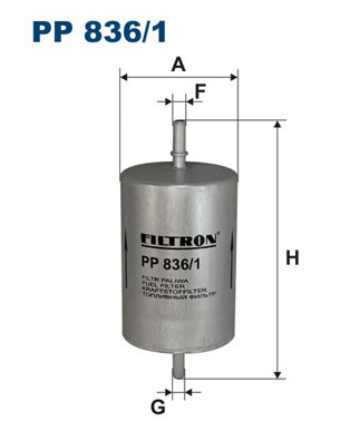 Filtru combustibil FILTRON PP 836/1