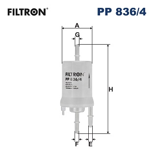 Filtru combustibil FILTRON PP 836/4