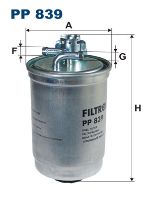 Filtru combustibil FILTRON PP 839
