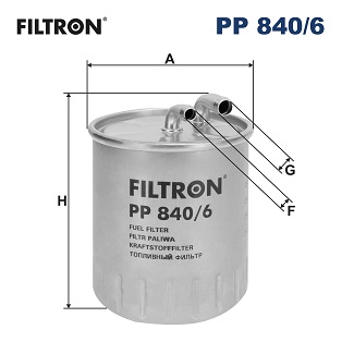 Filtru combustibil FILTRON PP 840/6