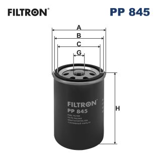 Filtru combustibil FILTRON PP 845