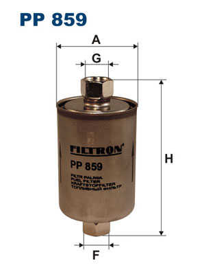 Filtru combustibil FILTRON PP 859