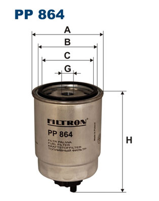 Filtru combustibil FILTRON PP 864