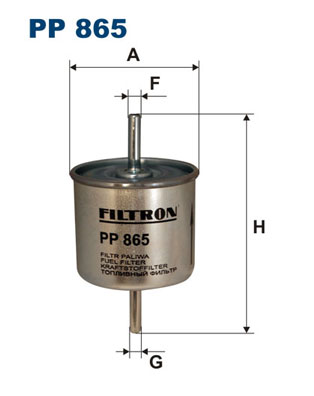Filtru combustibil FILTRON PP 865