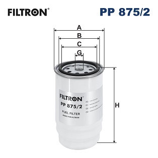 Filtru combustibil FILTRON PP 875/2