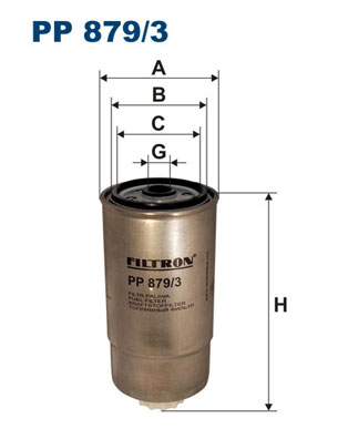 Filtru combustibil FILTRON PP 879/3