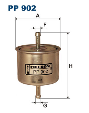 Filtru combustibil FILTRON PP 902