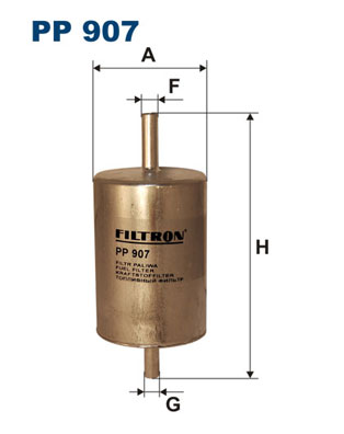 Filtru combustibil FILTRON PP 907