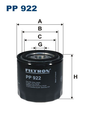 Filtru combustibil FILTRON PP 922