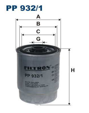 Filtru combustibil FILTRON PP 932/1