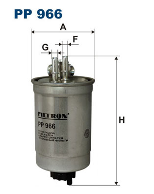 Filtru combustibil FILTRON PP 966