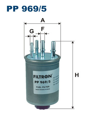 Filtru combustibil FILTRON PP 969/5