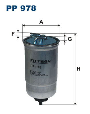 Filtru combustibil FILTRON PP 978