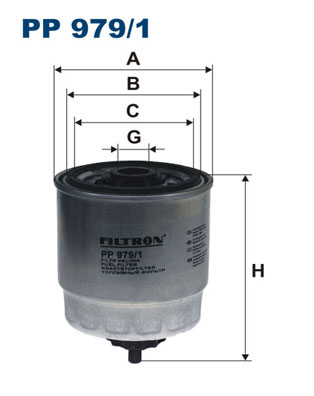 Filtru combustibil FILTRON PP 979/1