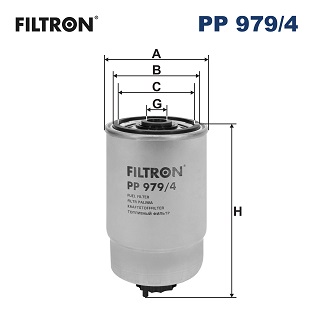 Filtru combustibil FILTRON PP 979/4