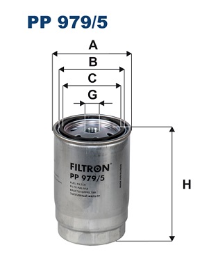 Filtru combustibil FILTRON PP 979/5