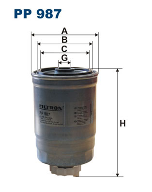 Filtru combustibil FILTRON PP 987