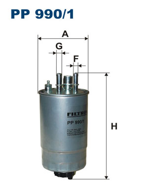 Filtru combustibil FILTRON PP 990/1