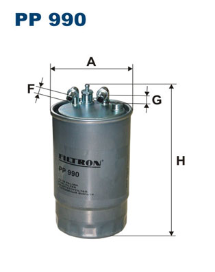 Filtru combustibil FILTRON PP 990