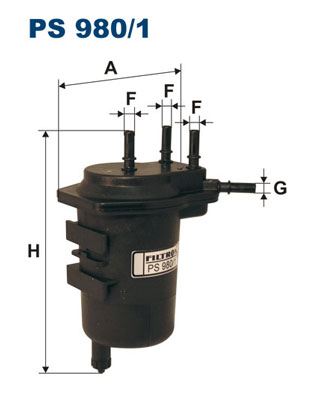 Filtru combustibil FILTRON PS 980/1