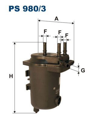 Filtru combustibil FILTRON PS 980/3