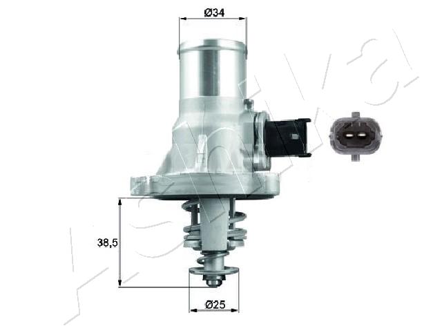 Termostat lichid racire ASHIKA 38-0W-W11
