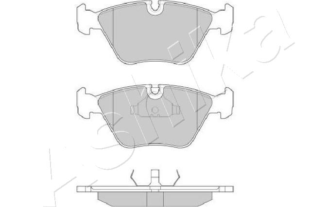Placute frana ASHIKA 50-00-0111