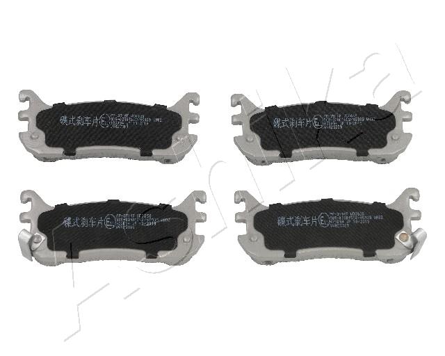 Placute frana ASHIKA 51-03-391
