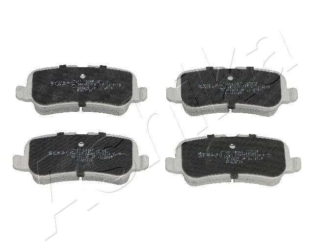 Placute frana ASHIKA 51-0L-L01