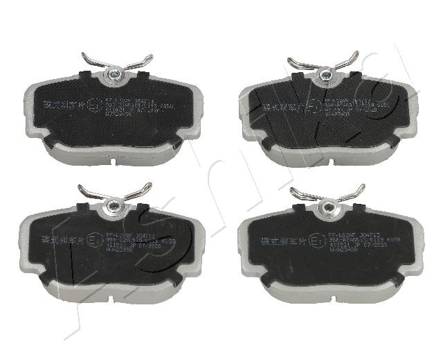 Placute frana ASHIKA 51-0L-L02