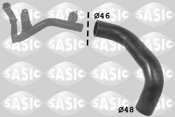 Furtun aer supraalimentare FORD FOCUS II (DA_, HCP, DP) 1.6 TDCi  diesel 109 cai SASIC 3336012