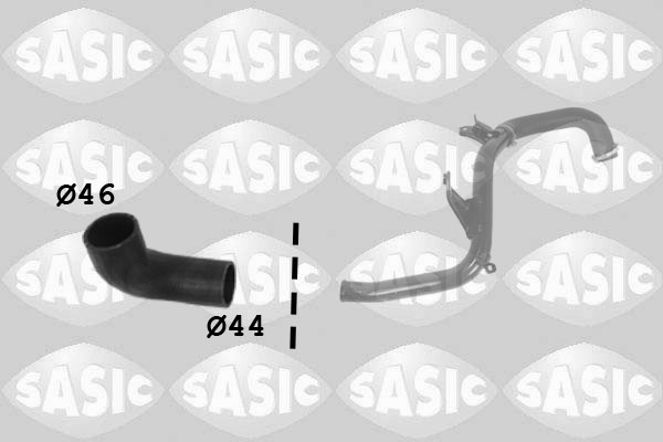 Furtun aer supraalimentare FORD FOCUS II (DA_, HCP, DP) 1.6 TDCi  diesel 109 cai SASIC 3336281