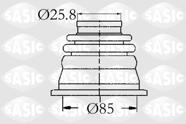 Ansamblu burduf articulatie planetara SASIC 4003408