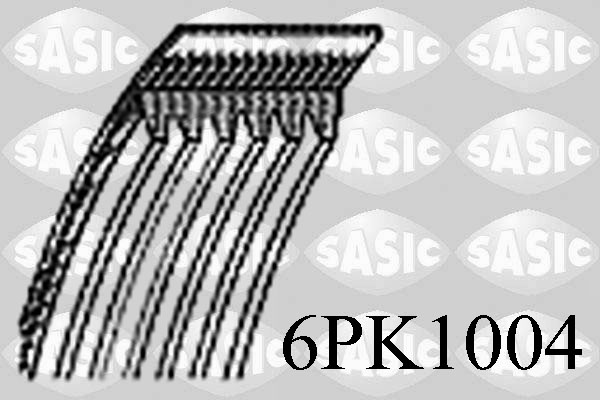 Curea transmisie cu caneluri SASIC 6PK1004