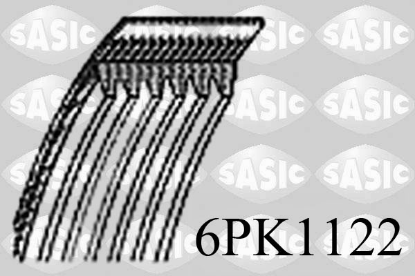Curea transmisie cu caneluri SASIC 6PK1122