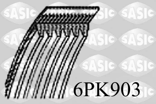 Curea transmisie cu caneluri SASIC 6PK903