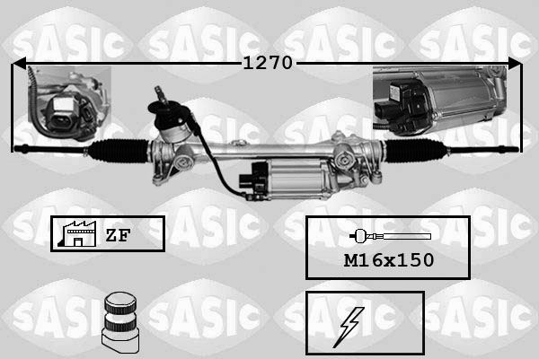 Caseta directie VW GOLF V (1K1) 1.9 TDI  diesel 105 cai SASIC 7176065