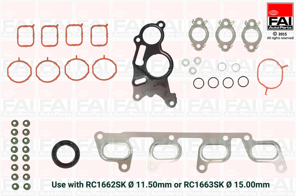 Set garnituri chiulasa FAI AUTOPARTS HS1662NH