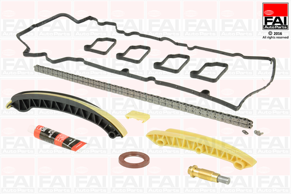 Kit lant de distributie MERCEDES-BENZ SLK (R171) 200 Kompressor (171.442)  benzina 163 cai FAI AUTOPARTS TCK101