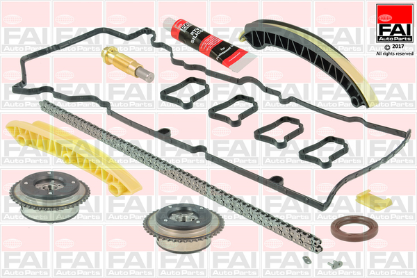 Kit lant de distributie MERCEDES-BENZ SLK (R171) 200 Kompressor (171.442)  benzina 163 cai FAI AUTOPARTS TCK101VVT