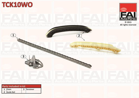 Kit lant de distributie FAI AUTOPARTS TCK10WO