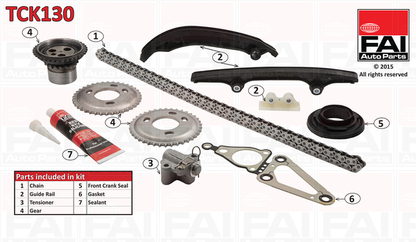 Kit lant de distributie FAI AUTOPARTS TCK130