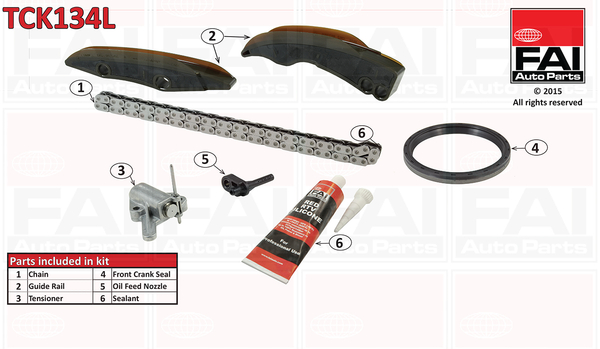 Kit lant de distributie FAI AUTOPARTS TCK134L