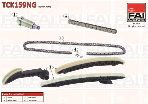 Kit lant de distributie FAI AUTOPARTS TCK159NG