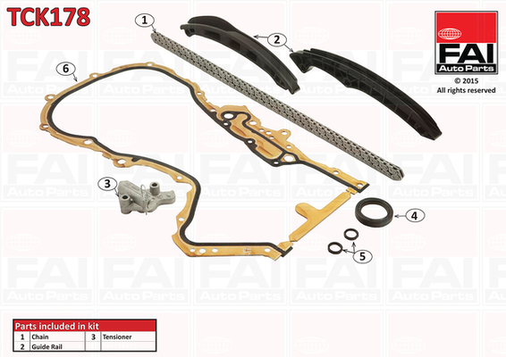 Kit lant de distributie FAI AUTOPARTS TCK178